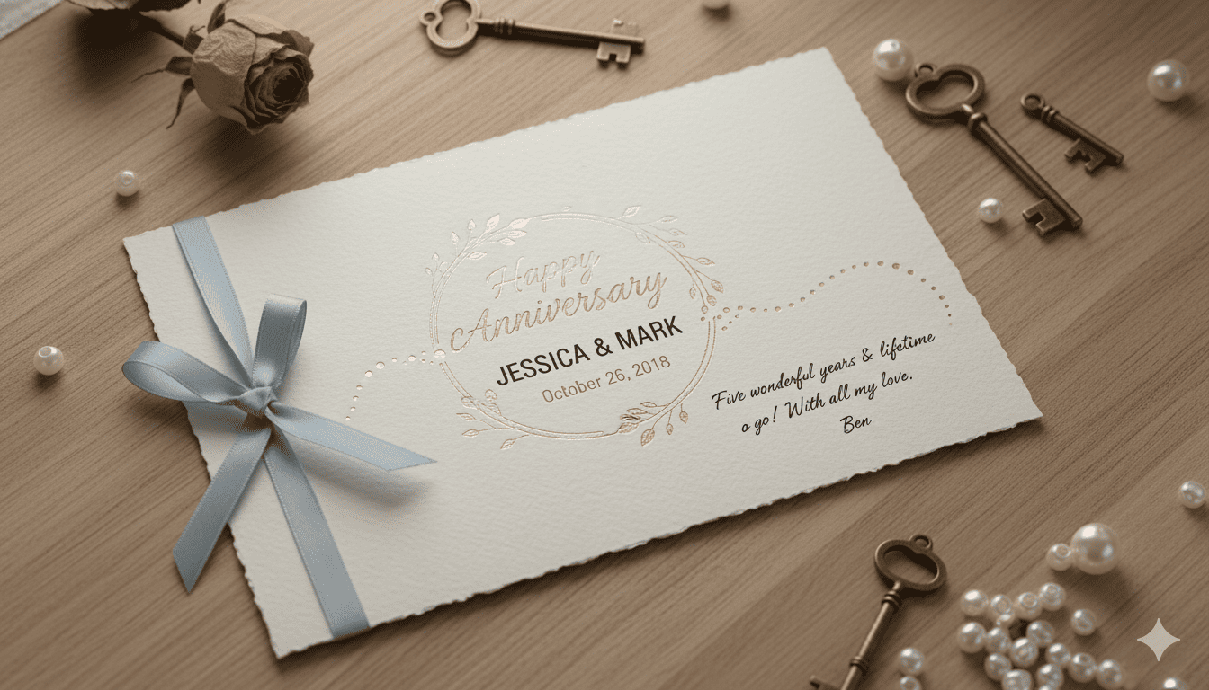 Personalised greeting cards